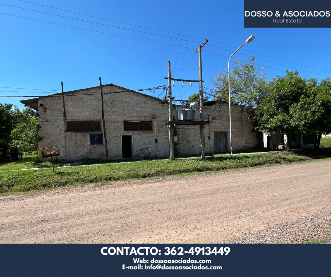 VENDE GALPON - DEPOSITO INDUSTRIAL - MAKALLE/CHACO