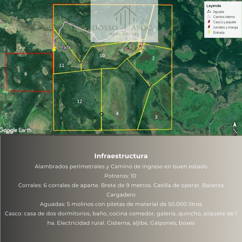 Vende campo A 15 km de General San Martin, Chaco (S 26° 26' 0.571''   O 59° 8' 49.515''). A 125 km de Resistencia. 