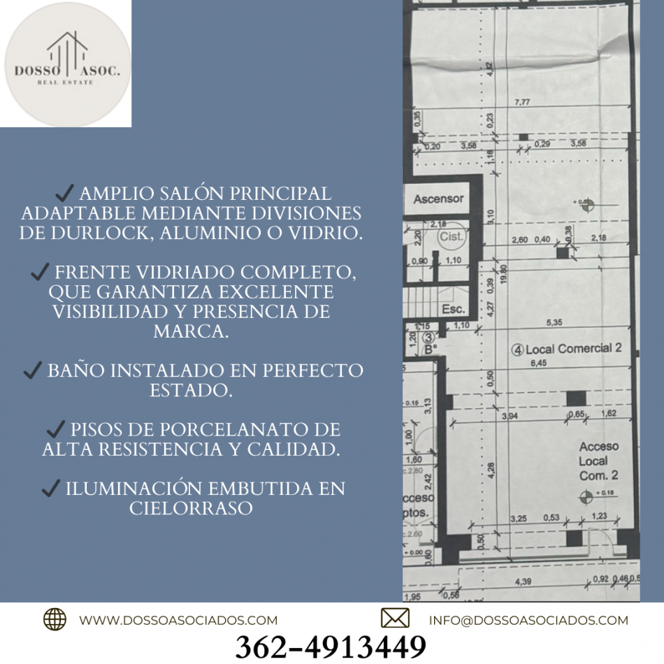 LOCAL COMERCIAL EN ALQUILER