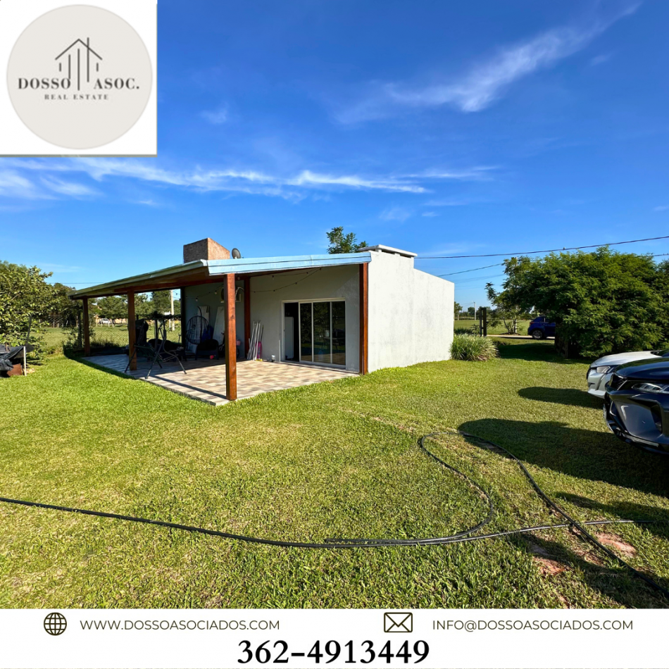 QUINCHO EN VENTA CON 1 DORMITORIO - BARRIO PRIVADO  LA HERRADURA  - COLONIA BENITEZ