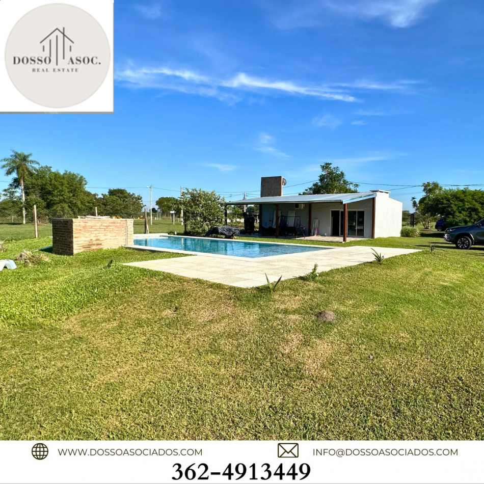 QUINCHO EN VENTA CON 1 DORMITORIO - BARRIO PRIVADO  LA HERRADURA  - COLONIA BENITEZ