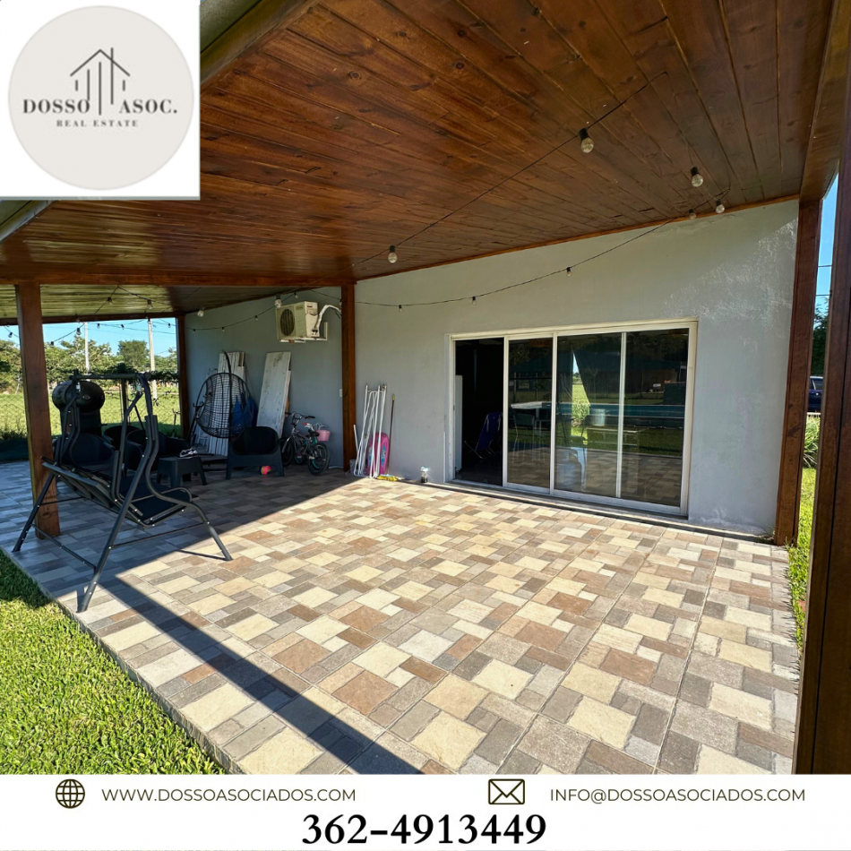 QUINCHO EN VENTA CON 1 DORMITORIO - BARRIO PRIVADO  LA HERRADURA  - COLONIA BENITEZ