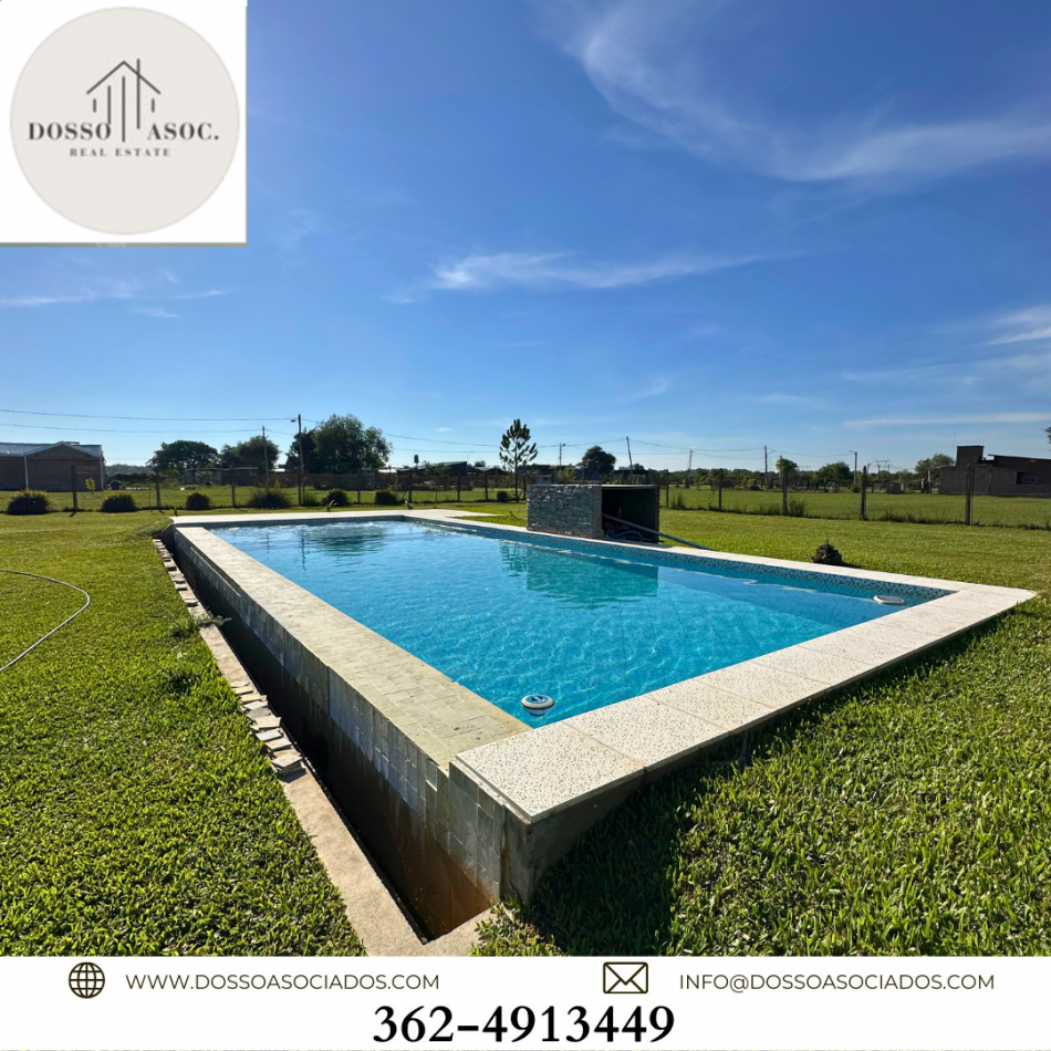 QUINCHO EN VENTA CON 1 DORMITORIO - BARRIO PRIVADO  LA HERRADURA  - COLONIA BENITEZ