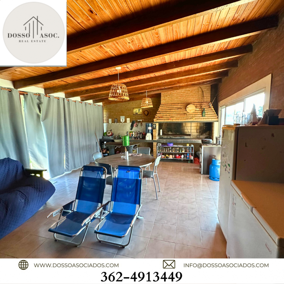 QUINCHO EN VENTA CON 1 DORMITORIO - BARRIO PRIVADO  LA HERRADURA  - COLONIA BENITEZ