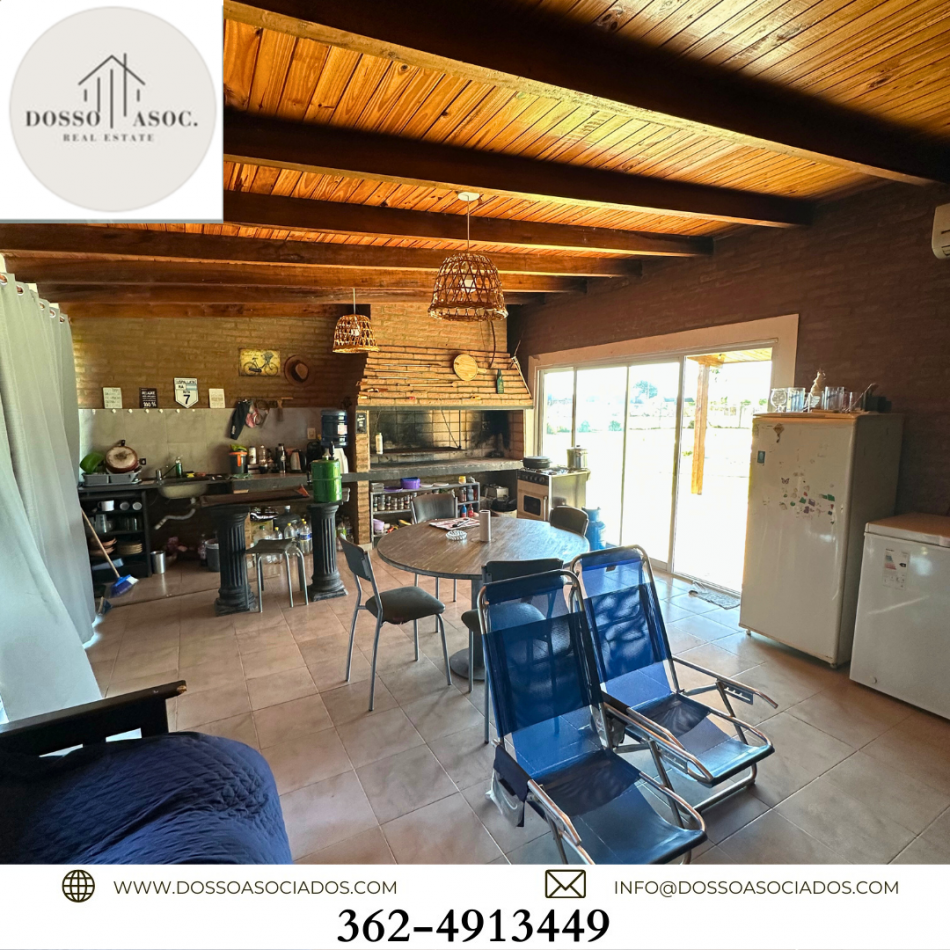 QUINCHO EN VENTA CON 1 DORMITORIO - BARRIO PRIVADO  LA HERRADURA  - COLONIA BENITEZ