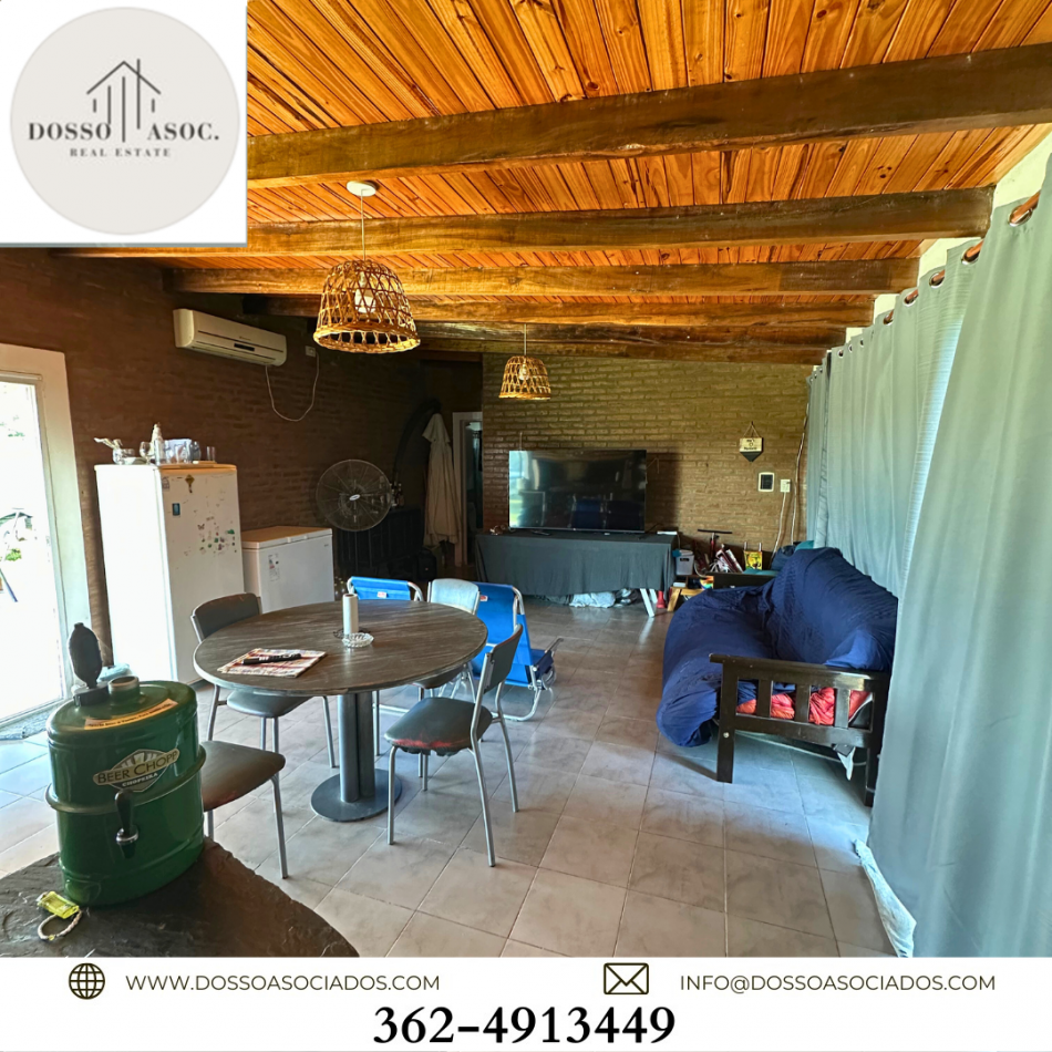 QUINCHO EN VENTA CON 1 DORMITORIO - BARRIO PRIVADO  LA HERRADURA  - COLONIA BENITEZ
