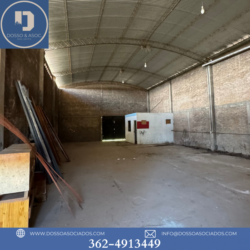 VENTA DE GALPON EN ESQUINA A 400 MTS DE RUTA 11