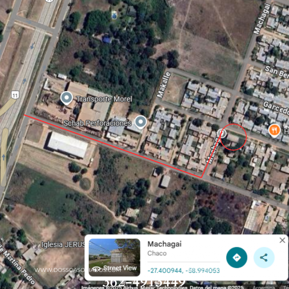 VENTA DE GALPON EN ESQUINA A 400 MTS DE RUTA 11