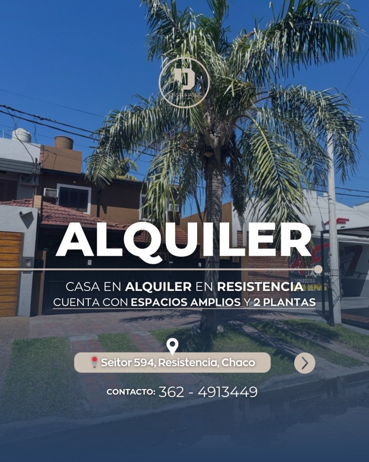 ¡NUEVA CASA EN ALQUILER! - Seitor 594, Resistencia, Chaco