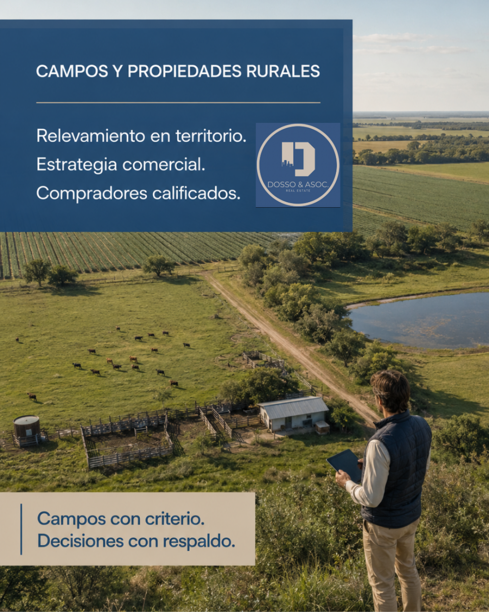CAMPOS Y PROPIEDADES RURALES  Campos con criterio. Decisiones con respaldo.