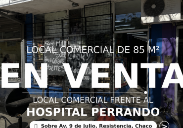 SE VENDE LOCAL COMERCIAL ENFRENTE A HOSPITAL PERRANDO