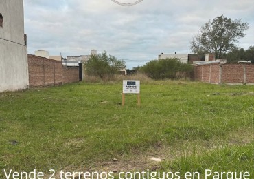 Vende 2 terrenos contiguos en Parque Arboledas en calle Bartolina Sissa
